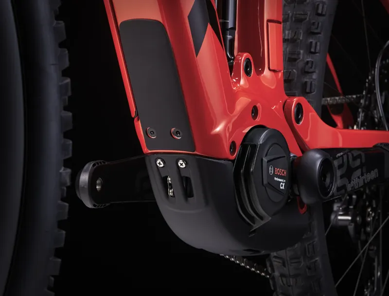 Trek Rail 9.9 XTR Gen 4 Full Suspension Electric Mountain Bike 2023 in Lava Red-8